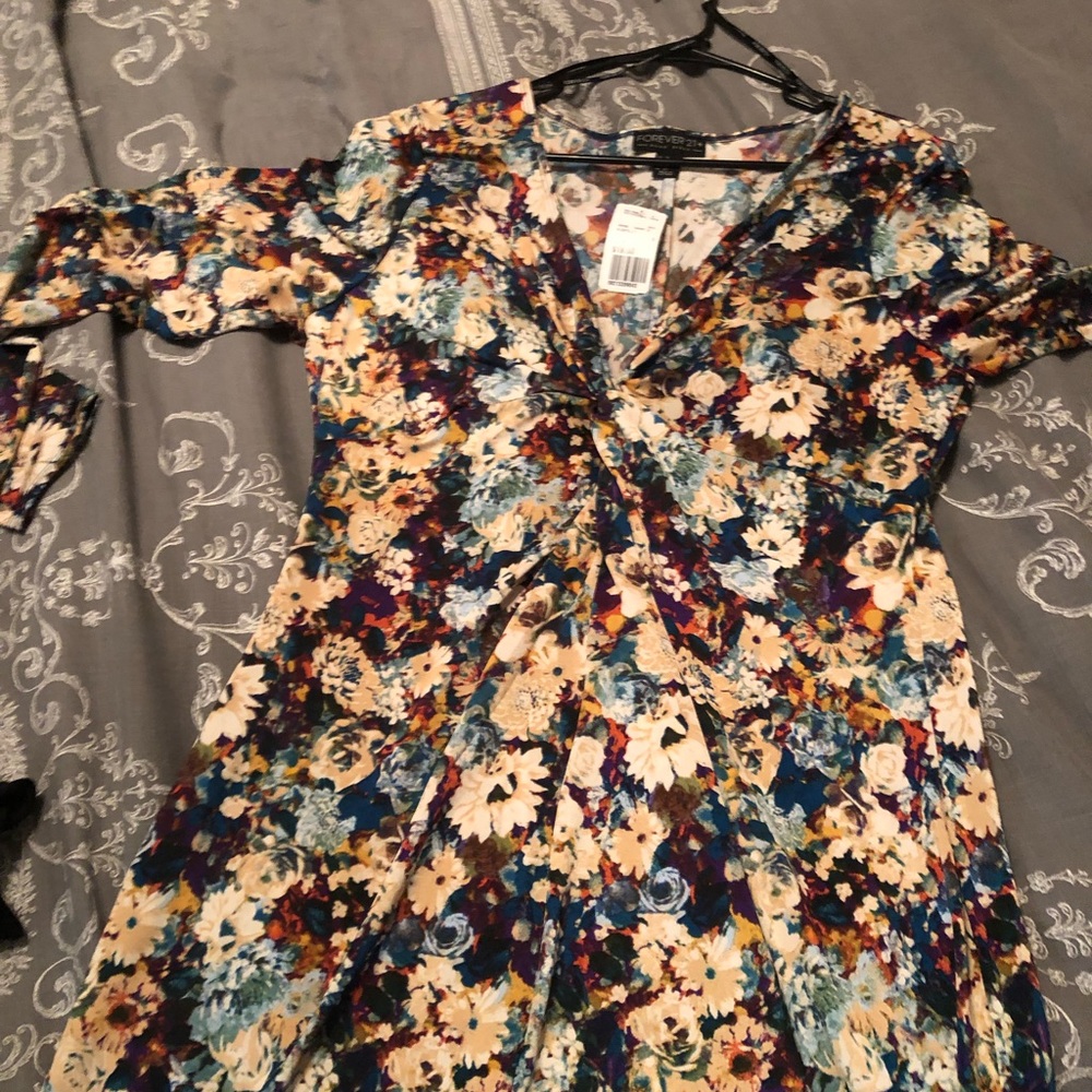 Floral mini dress